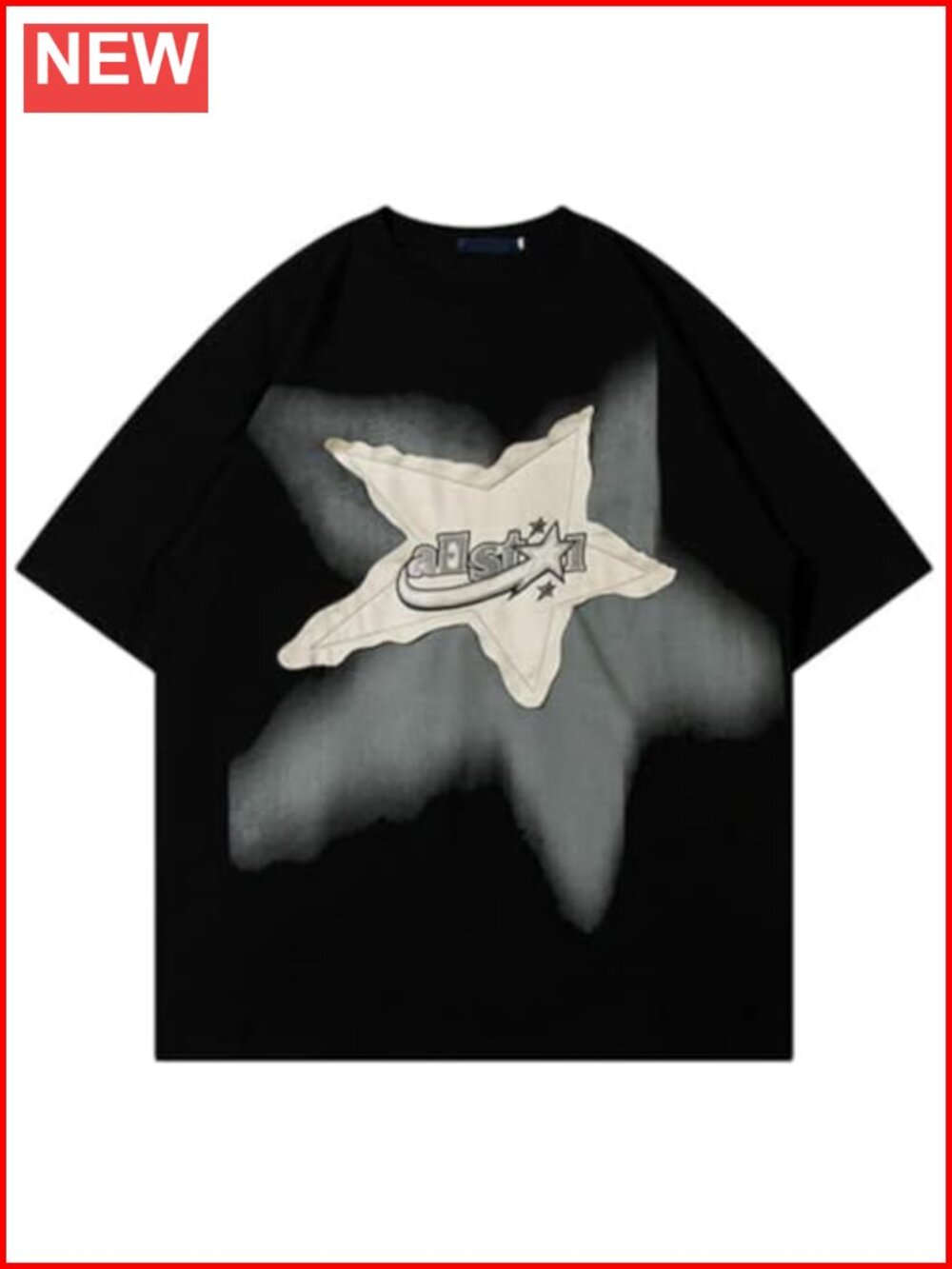 Oversized Graphic Tee Y2K Vintage 90s Grunge Short Sleeve Streetwear Cotton